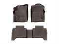 WeatherTech Cocoa Front and Rear Floorliners Fits -20-17 Tacoma 47872-1-2