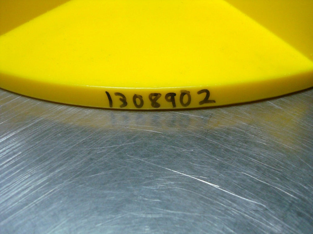 SPINNER,POLY,DISC,18IN,STRAIGHT,YEL
