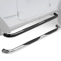 3" ROUND SIDE BARS MILD STEEL BLACK