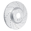 DFC 18-25 Audi SQ5 Sportback Front Right Drilled & Slotted Silver Brake Rotor