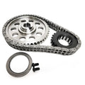 TIMING CHAIN SET PQX DBL ROLLER FORD V8 351C M 400 W/ THRUST BEARING 9 KEYW