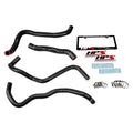 HPS Performance Black Reinforced Silicone Radiator + Heater Hose Kit for Honda 13-17 Accord 3.5L V6 LHD