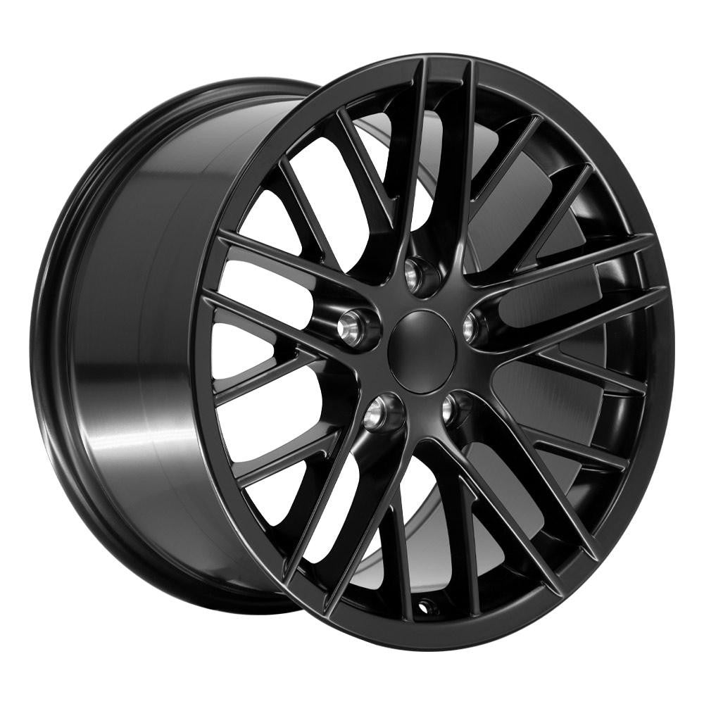 17 IN REPLICA WHEEL CV08A FITS CHEVROLET CORVETTE C6 ZR1 RIM 17X9.5 SATIN WHEE