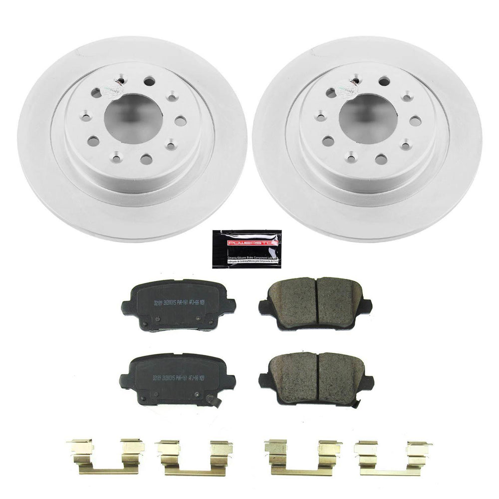 Power Stop 19-20 Buick Regal Sportback Rear Z17 Evolution Geomet Coated Brake Kit
