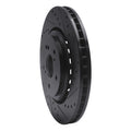 R1 14-20 Acura MDX Front Right Drilled & Slotted Black Brake Rotor