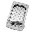 Kuryakyn Nova Curved Horizontal Mount Side License Plate Holder Chrome