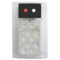 417 MODEL 12V RED/WHITE LED DOME LIGHT W/INNER OPTICS