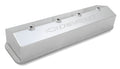 SBC Billet Rail Fab. Alm Valve Covers wo/Hole