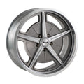~(25 lbs. 19X19X8)~ 605 (605) MACHINED SPOKES AND LIP 17X7 5-120.65 0MM 83.82MM