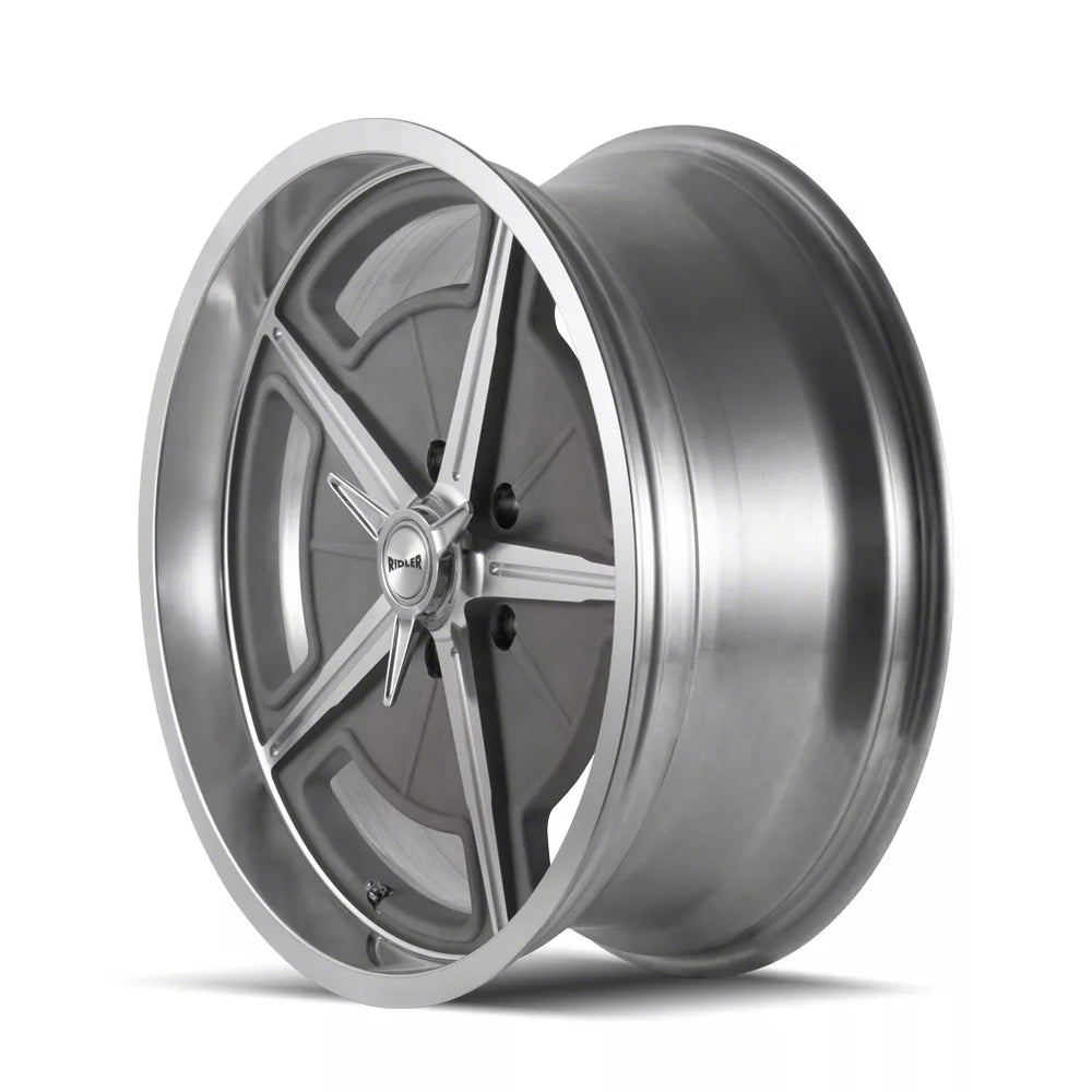 ~(25 lbs. 19X19X8)~ 605 (605) MACHINED SPOKES AND LIP 17X7 5-120.65 0MM 83.82MM