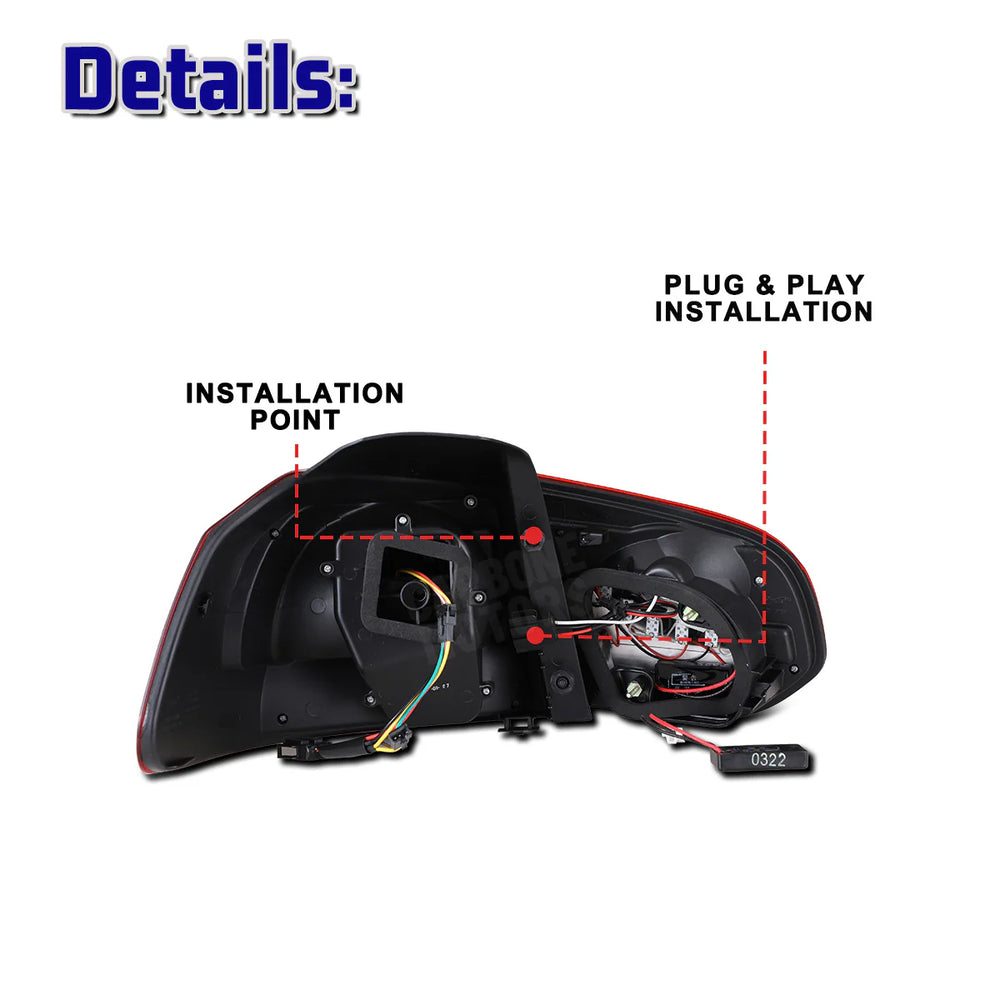 Winjet red tail light