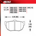 Hawk Performance auto part close-up