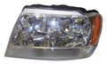 Left Headlight w/o Headlamp Leveling System for Select 01-04 Jeep Grand Cherokee Crown Automotive