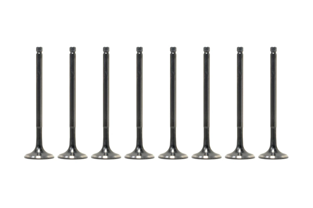 Supertech Mitsubishi 4G63/4G63T Black Nitrided Intake Valve - +1mm Oversize - Set of 8