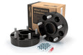 ~(8 lbs. 7X7X4)~ Spidertrax Jeep 5 on 5 IN x 1-1/2 IN Thick Black Wheel Spacer Kit