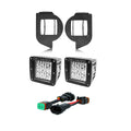 Cali Raised 14-24 Toyota 4Runner Led Fog Light Pod Rep Brackets Kit - Brackets W/ 3X2 18W Pods