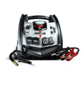 The Schumacher Electric 1200A Peak Portable Power Station JUMP STARTER + AC/12V/USB POWER + AIR COMPRESSOR + INFLATOR FOR TAILGATING CAMPING AND EMERGENCY POWERWorks with V8 engines