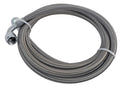 Fragola -8AN Hose Assembly Straight x 90 Degree Steel Nut 96in