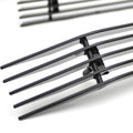 1116 FORD SUPER DUTY BILLET GRILLE OVERLAY/BOLT ON 4 PC ALL BLACK POWDERCOAT
