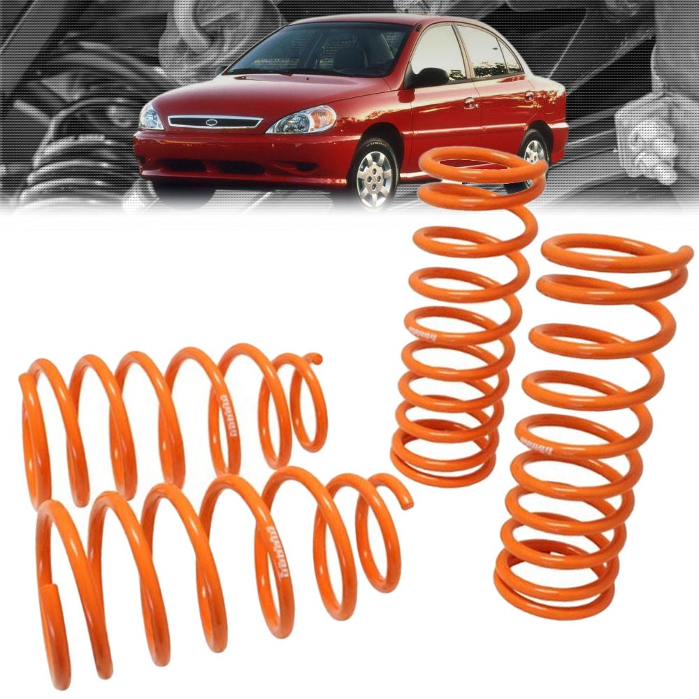 Megan Lowering Springs KIA Rio 00-05 20LB Spring Rate: Front K1-129 K2-129 Rear K1-100 K2-100 20 LBS