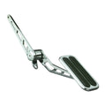 XL Chrome Steel Throttle Pedal - Spr. Loaded