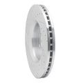 R1 11-25 Dodge Durango Front Right Drilled & Slotted Silver Brake Rotor