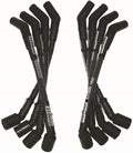 Moroso GM LS Ultra 40 Custom Fit Sleeved Ignition Wire Set 12in 135 Deg Boots - Black