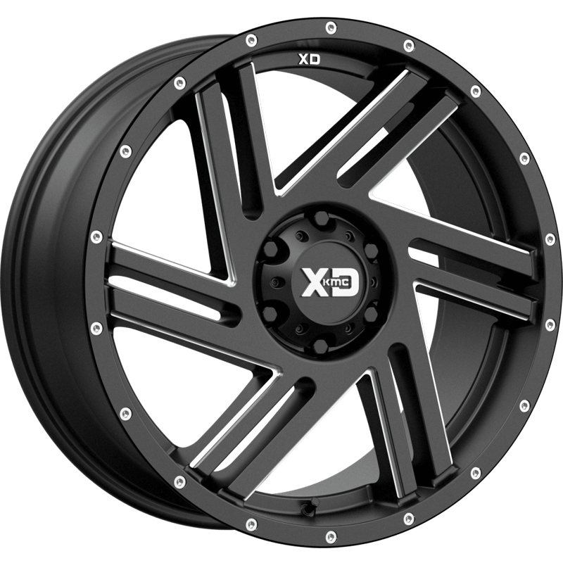 XD835 17X9 5X150 S-BLK MILL 18MM