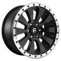 D629 17X9 5X5.0 MT-BLK-MBR -12MM