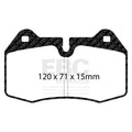 EBC 03-04 Infiniti G35 3.5 (Manual) (Brembo) Yellowstuff Front Brake Pads