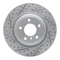R1 06-15 BMW 330xi Rear Left Drilled & Slotted Geoperformance Rotor