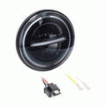 7IN REFLECTOR HEADLIGHT W/ FULL HALO