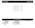 StopTech 13 Ford Focus ST Drilled Left Rear Rotor