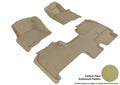 3D MAXpider 2009-2010 Ford F-150 Supercab Kagu 1st & 2nd Row Floormats - Tan
