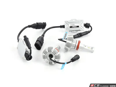 ~(1.5 lbs. 8X6X2)~ H11 Platinum LED Bulb Twin Pack - 4000Lm 6000K 25W
