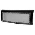 RIVET MESH GRILLE- GLOSSY BLACK