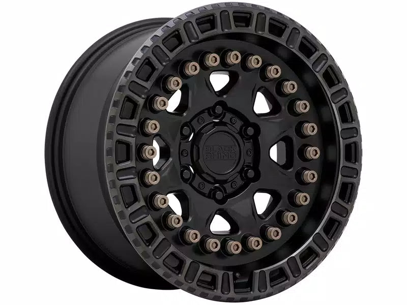 BRCBN 17X8.5 6X5.5 M-BLK MACH-RNG 0
