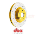 DBA 02-06 Volkswagen Golf 2.0L Front Drilled & Slotted Street Series Rotor