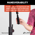 STAINLESS STEEL BULLET PULLDOWN FAUCET (RETAIL BOX)