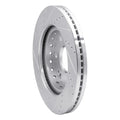 DFC 09-20 Chevrolet Tahoe Front Right Drilled & Slotted Silver Brake Rotor