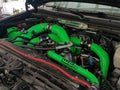 1116 DURAMAX LML UPPER COOLANT PIPE FLUORESCENT GREEN