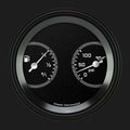 AUTO CROSS GREY 3" DUAL - FUEL & OIL