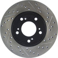 StopTech 97-01 Acura Integra Type R / 97-01 Honda CR-V Slotted & Drilled Left Front Rotor