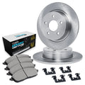 R1 08-17 Audi A5 Rear Brake Rotor Set w/Euro Ceramic Pads and Hardware