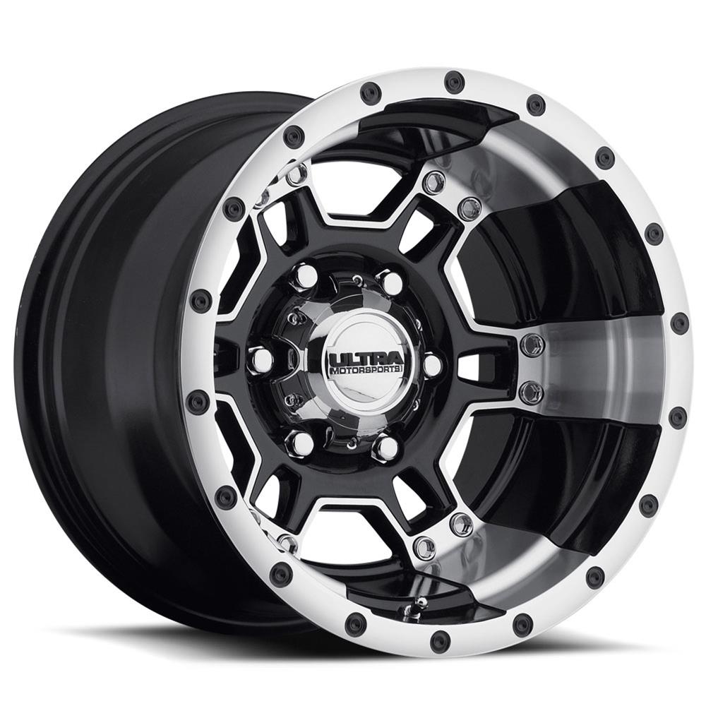 Ultra Wheel black auto part