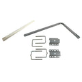 POST GUIDEON 60IN W/UBOLT MTG BRACKETS & LED LIGHT BOXED