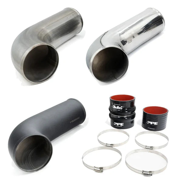 TURBO INLET UPGRADE KIT SILVERADO/SIERRA 2500/3500 6.6L L5P POLISHED