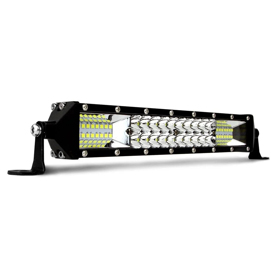 XK Glow 2-in-1 LED Light Bar w/ Pure White and Hunting Green Flood and Spot Work Light 20In