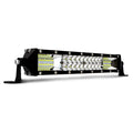 XK Glow 2-in-1 LED Light Bar w/ Pure White and Hunting Green Flood and Spot Work Light 20In
