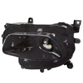 RH HEADLAMP ASSY COMPOSITE; HALOGEN; BLACK TRIM; CHEROKEE 1417